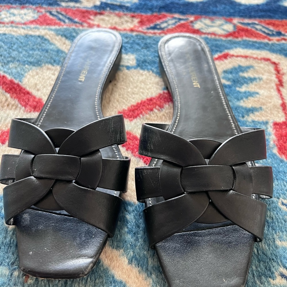 Saint Laurent tribute sandals - size 36.5